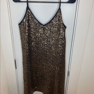 NWT gold dress